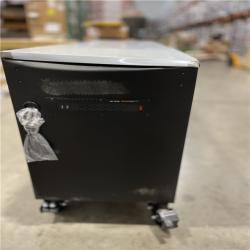 DALLAS LOCATION- AS-IS HUSKY  96 IN. W x 24 IN. MATTE BLACK MOBILE WORKBENCH