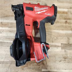 HOUSTON LOCATION - AS-IS Milwaukee FUEL 18-Volt Lithium-Ion Brushless Cordless Coil Roofing Nailer (Tool Only)
