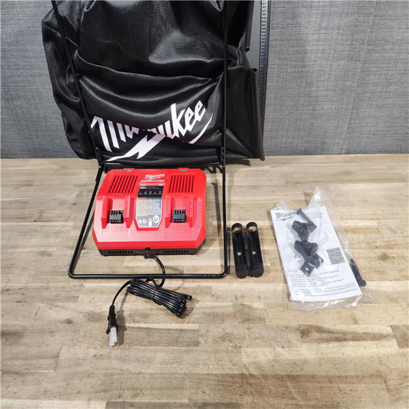 HOUSTON LOCATION - AS-IS M18 FUEL Brushless Cordless 21 in. Walk Behind Dual Battery Self-Propelled Mower W/ Rapid Charger