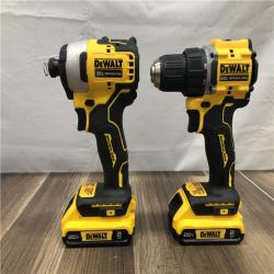 AS-IS DEWALT ATOMIC 20-Volt MAX Lithium-Ion Cordless Combo Kit