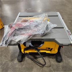 As-Is- DEWALT 15 Amp Corded 8-1/4 in. Compact Portable Jobsite Table Saw