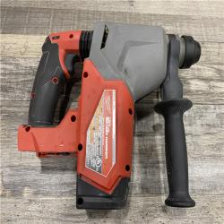 AS-IS Milwaukee FUEL 18V Lithium-Ion Brushless Cordless 1 in. SDS-Plus Rotary Hammer (Tool-Only)