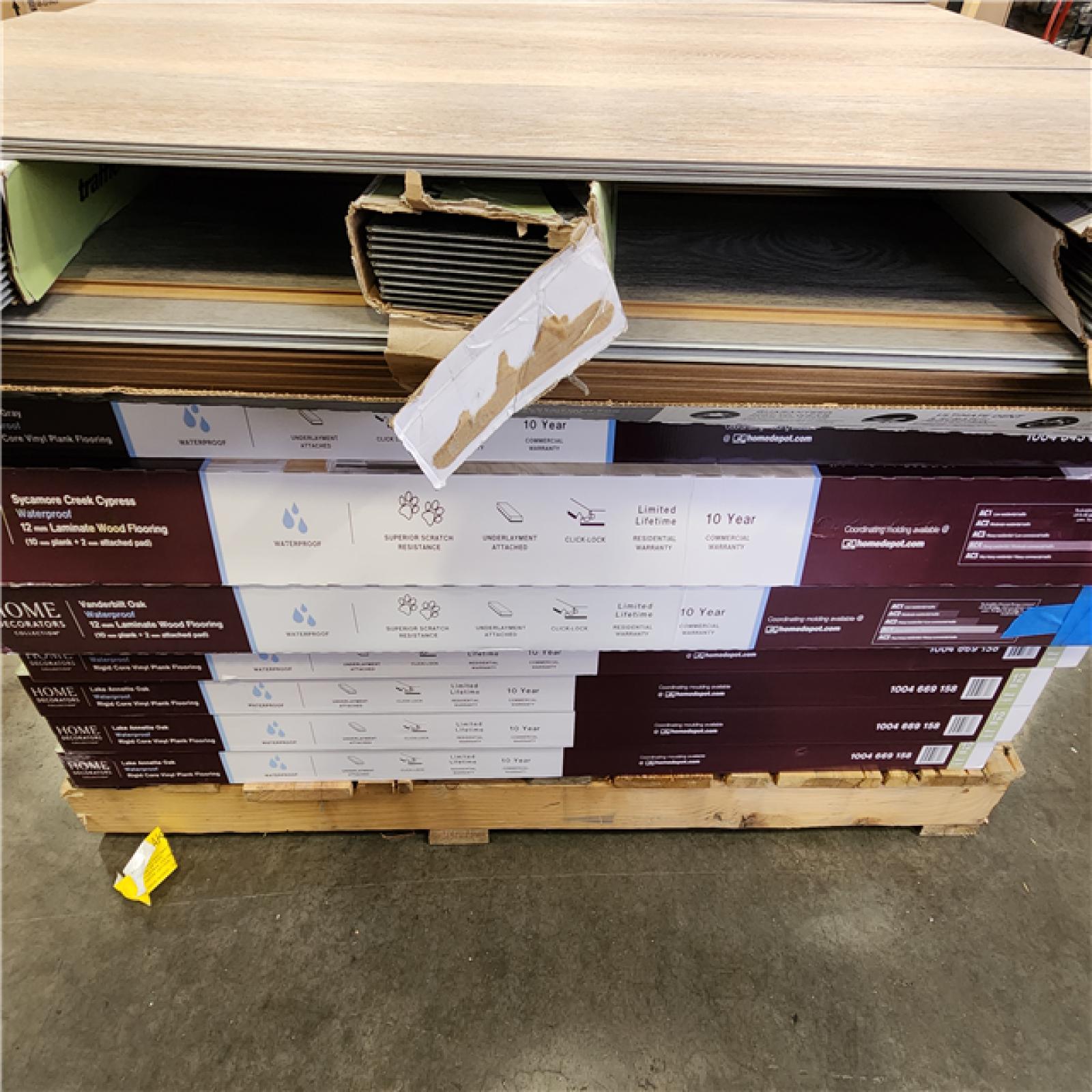 Phoenix AS-IS Mixed Home Vinyl Floor Pallet (35-Boxes)