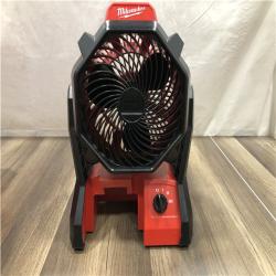 AS-IS - Milwaukee 18-Volt Lithium-Ion Brushless Cordless PACKOUT Jobsite Fan (Tool-Only)