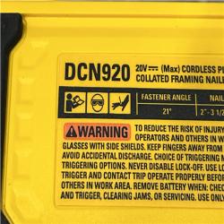 AS-IS DEWALT 20-Volt 21° Cordless Framing Nailer (Tool-Only)
