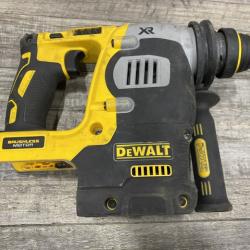 AS-IS DEWALT 20V MAX XR Cordless Brushless 1 in. SDS Plus L-Shape Rotary Hammer (Tool Only)