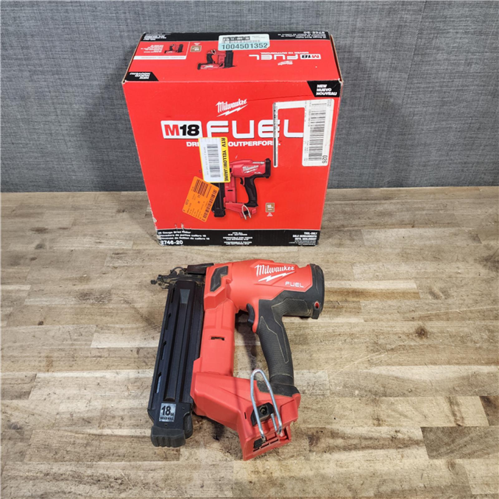 HOUSTON LOCATION - AS-IS Milwaukee FUEL 18-Volt Lithium-Ion Brushless Cordless Gen II 18-Gauge Brad Nailer (Tool-Only)