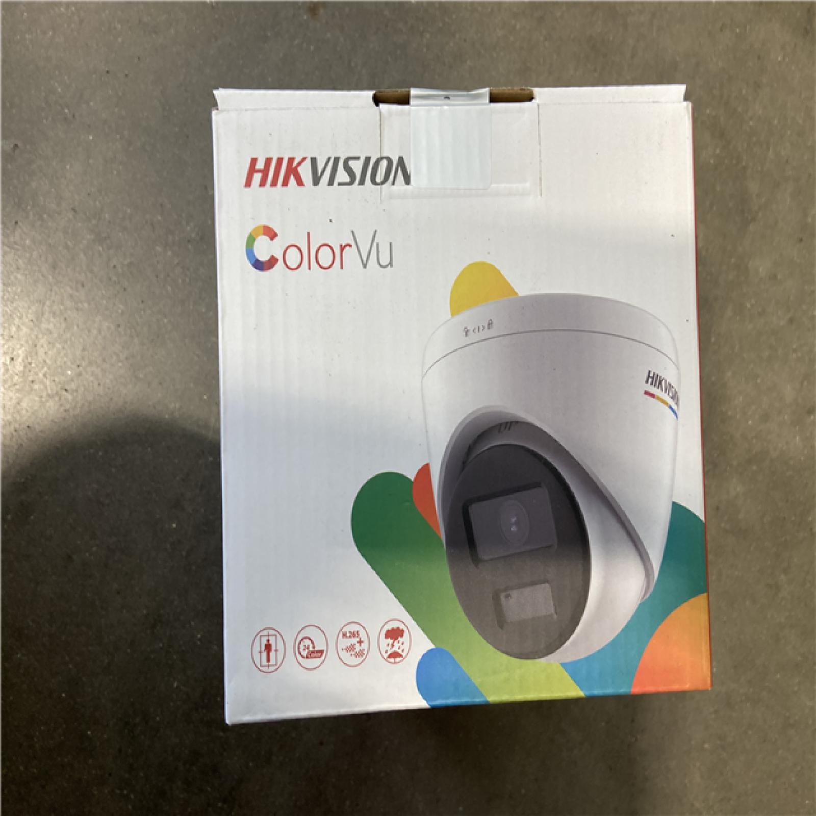 NEW! - Hikvision ColorVu DS-2CD1347G2-LUF 4MP Outdoor Network Dome Camera