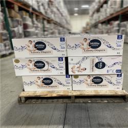 DALLAS LOCATION - Millie Moon Luxury Disposable Diapers - Size 5 PALLET-(24 CASES)