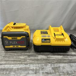 AS-IS DEWALT 20V/60V MAX FLEXVOLT Lithium-Ion 9.0Ah Battery and Charger Starter Kit