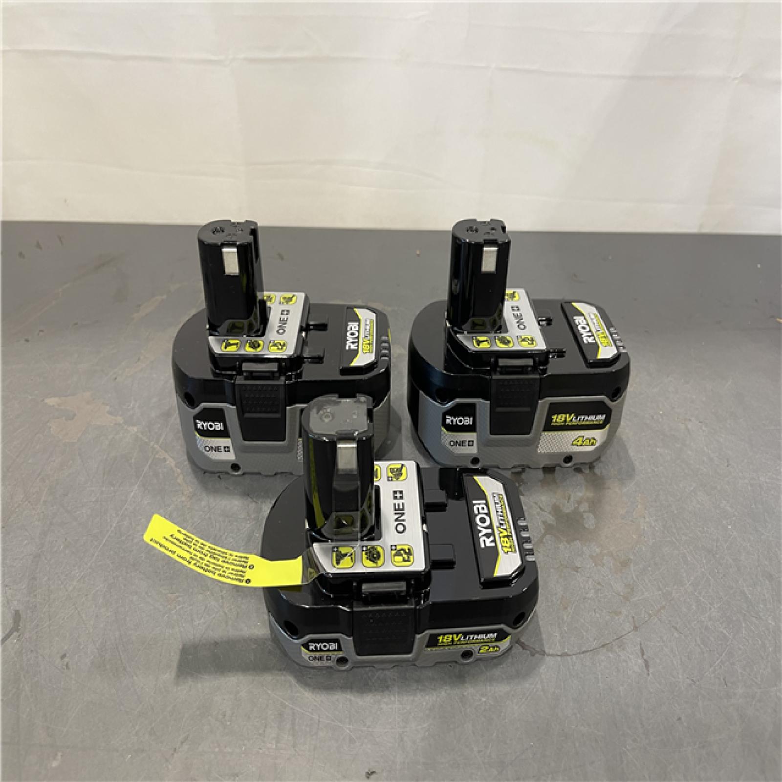 AS-IS - RYOBI ONE+ 18V Lithium-Ion HIGH PERFORMANCE Starter Kit