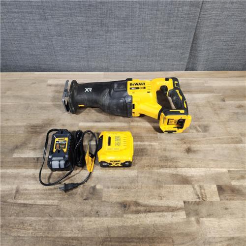 HOUSTON LOCATION - AS-IS DeWalt 20V MAX XR Cordless Brushless Reciprocating Saw W/ BATTERY & CHARGER