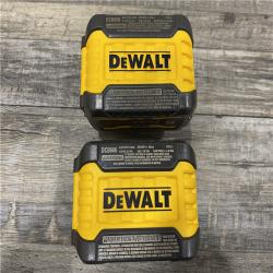 AS-IS DEWALT FLEXVOLT 20V/60V MAX Lithium-Ion 6.0Ah Battery Pack (2 Pack)