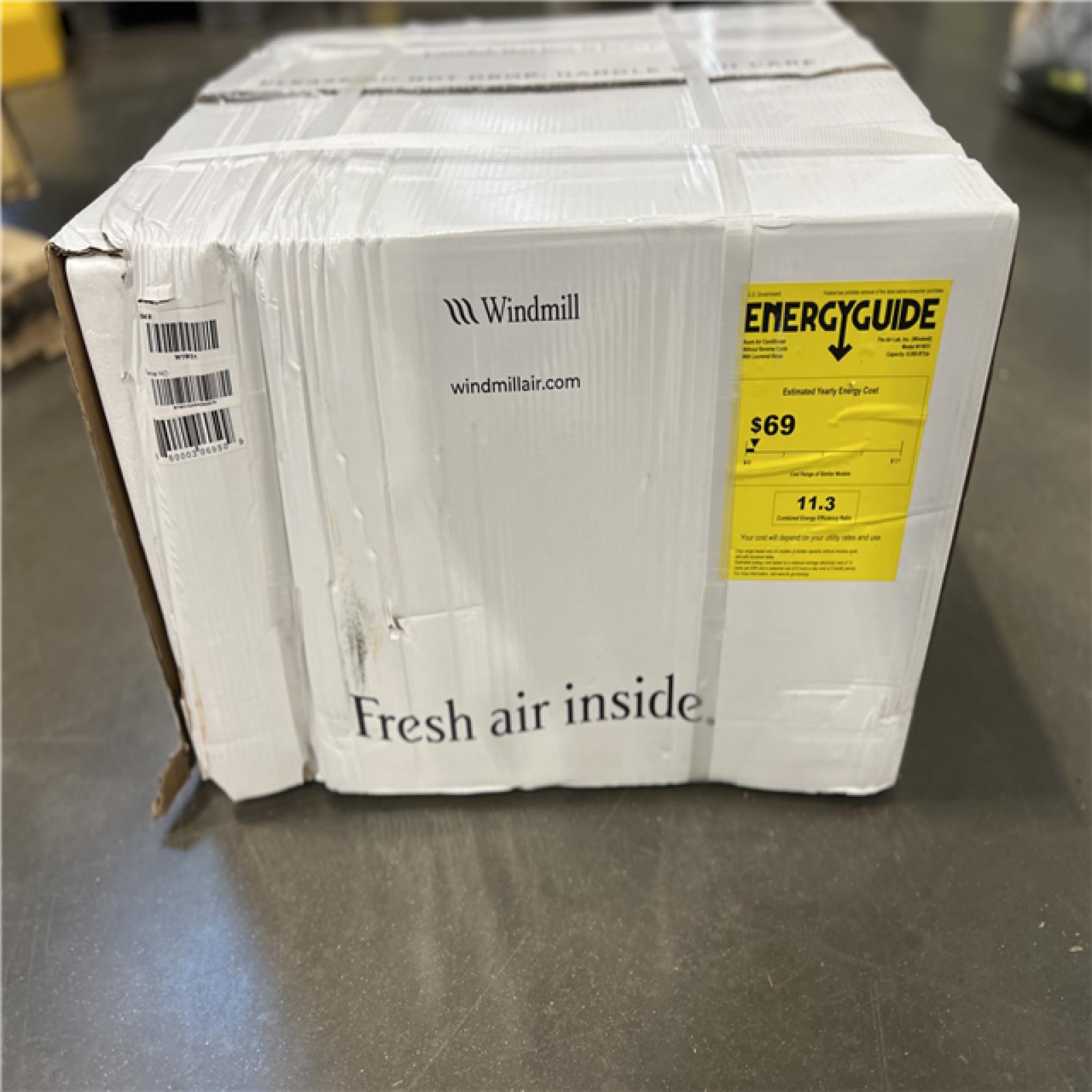 NEW! - Windmill 8,000 BTU 115-Volts QUIET Smart Inverter Window Air Conditioner, Wi-Fi/Remote, #1 Install, up to 350 sq ft. Energy Star