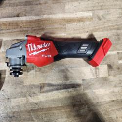 HOUSTON LOCATION - AS-IS (APPEARS LIKE NEW) MILWAUKEE M18 4-1/2 - 6 BRAKING GRINDER, SLIDE SWITCH (TOOL ONLY)