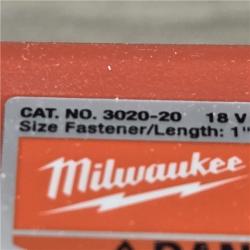 AS-IS MILWAUKEE 16 GAUGE STRAIGHT FINISH NAILER (TOOL ONLY)
