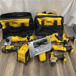 AS-IS Dewalt 20V MAX 9-Tool Power-Tool Combo Kit W/ Soft Case Including 2 Batteries & Charger