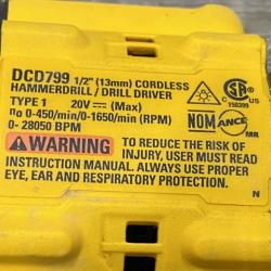 AS-IS DEWALT ATOMIC 20V Lithium-Ion Cordless 1/2 in. Hammer Drill Kit