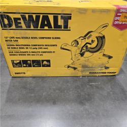 LIKE NEW! - DEWALT 12-in Dual Bevel Sliding Compound Miter Saw