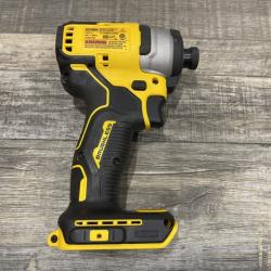 AS-IS DEWALT Atomic 20V Max Lithium-Ion Brushless Cordless Compact 1/4 in. Impact Driver Kit