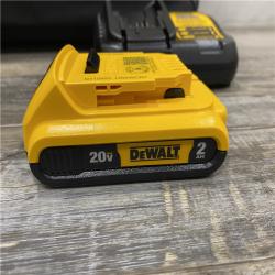 AS-IS DEWALT 20V MAX Lithium-Ion 15-Degree Electric Cordless Roofing Nailer Kit