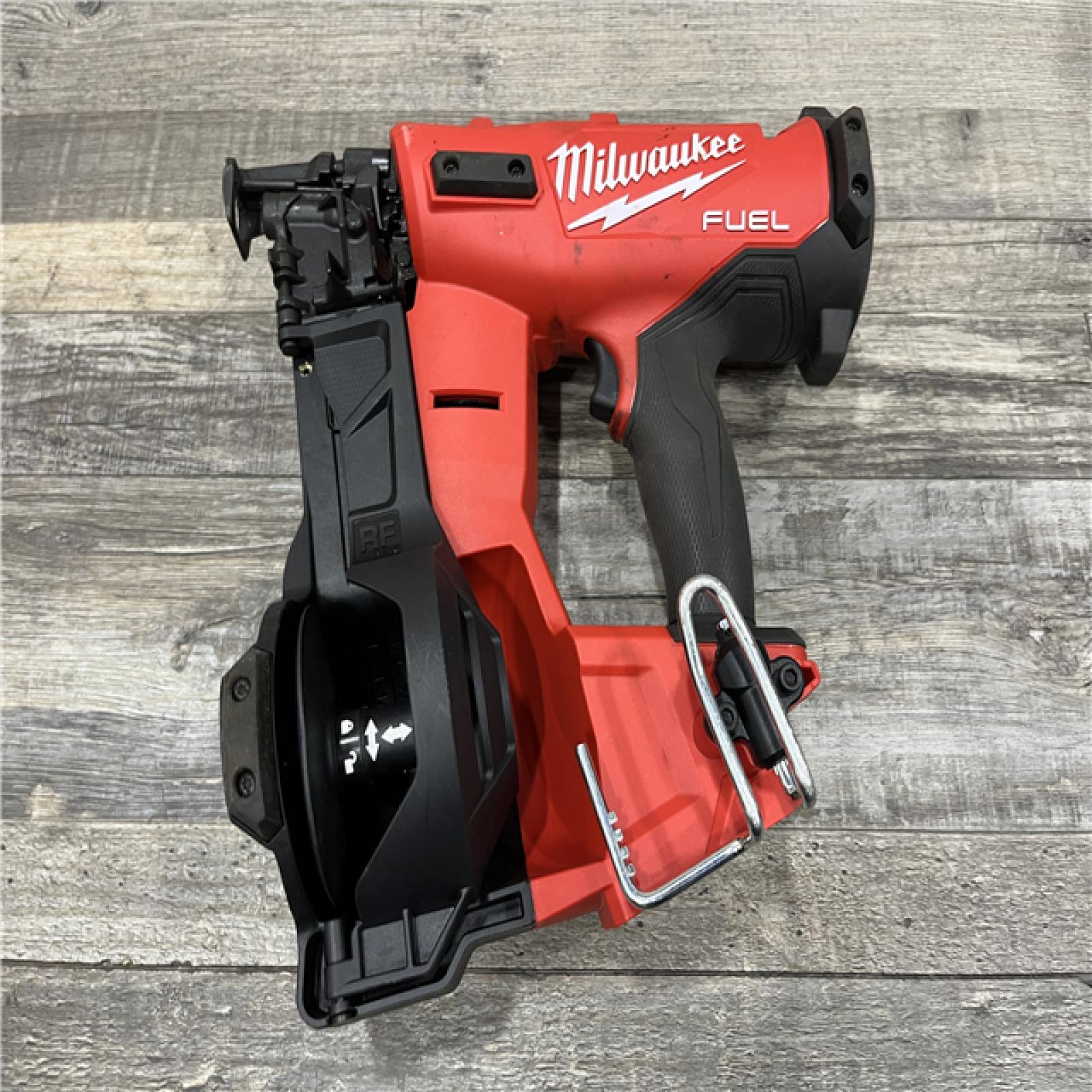 AS-IS Milwaukee FUEL 18-Volt Lithium-Ion Brushless Cordless Coil Roofing Nailer (Tool Only)