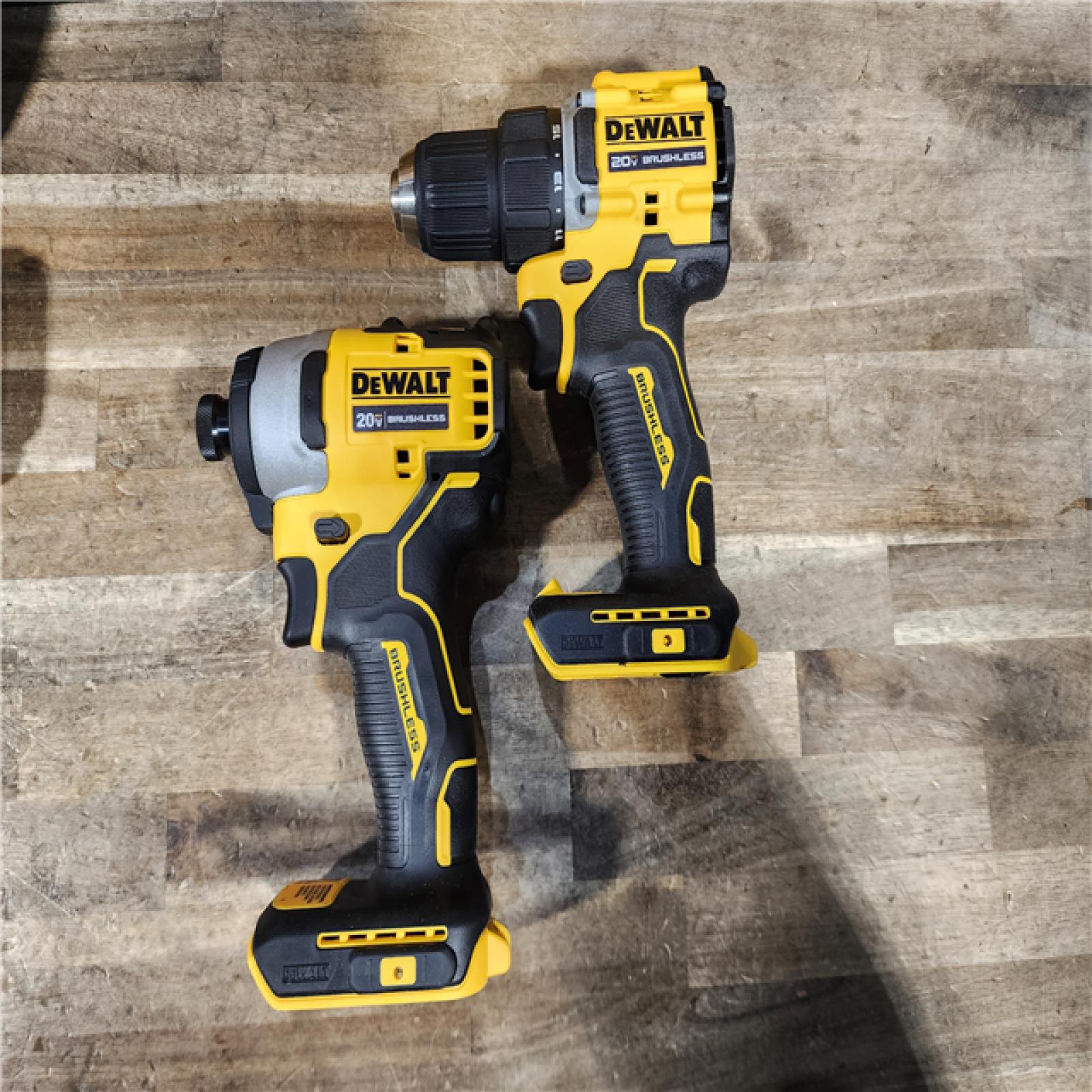 HOUSTON LOCATION - AS-IS DEWALT ATOMIC 20-Volt MAX Lithium-Ion Cordless Combo Kit