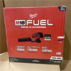 New - Milwaukee M18 FUEL Dual Battery 145 Mph 600 CFM 18 V Battery Handheld Blower Tool Only