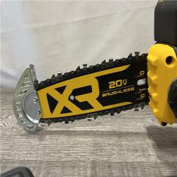 AS-IS DEWALT 20V MAX 8 in. Brushless Cordless Battery Powered Pruning Chainsaw (Tool Only)