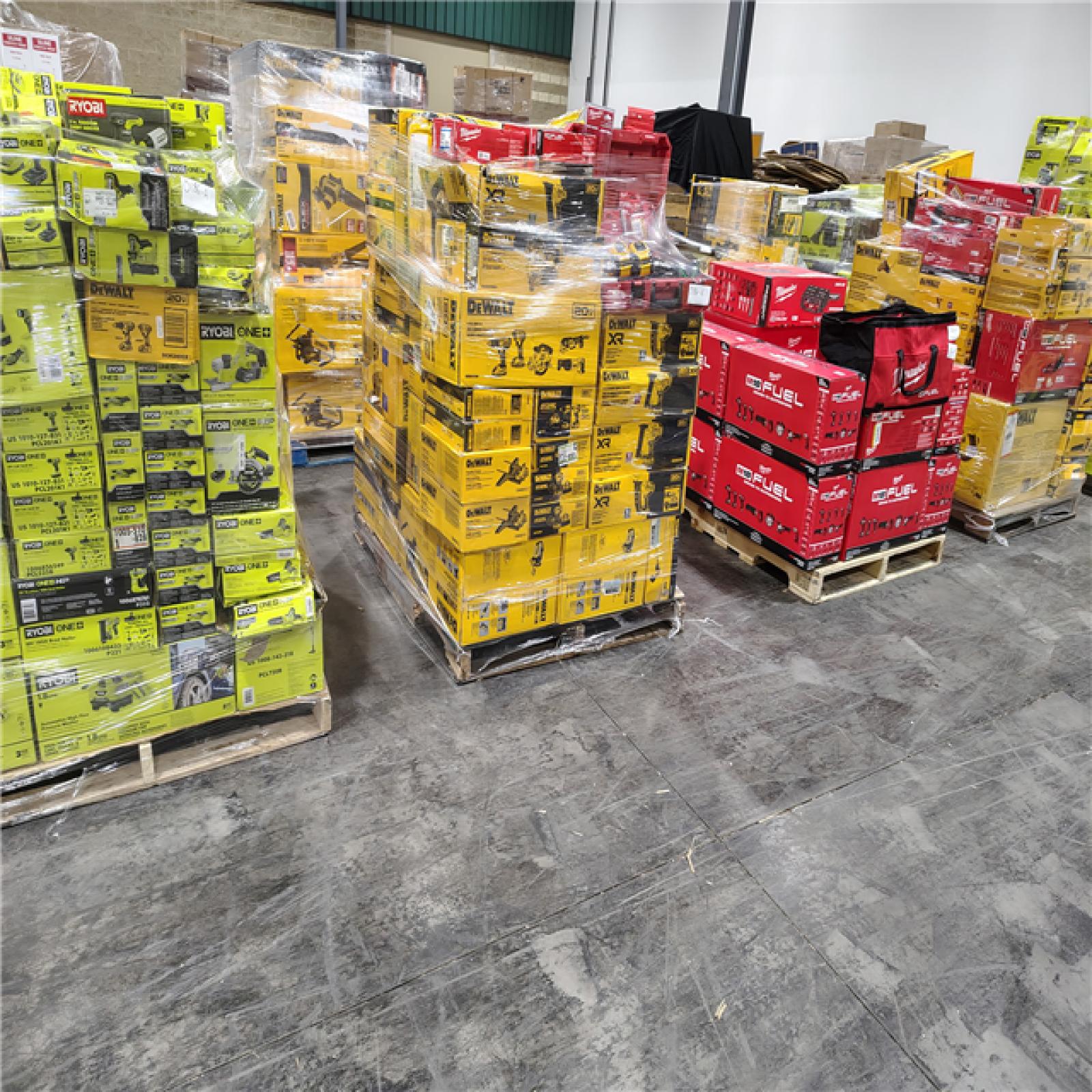 Pittston Location As-Is Power Tools Partial Truckload (12 Pallets) 0186-A