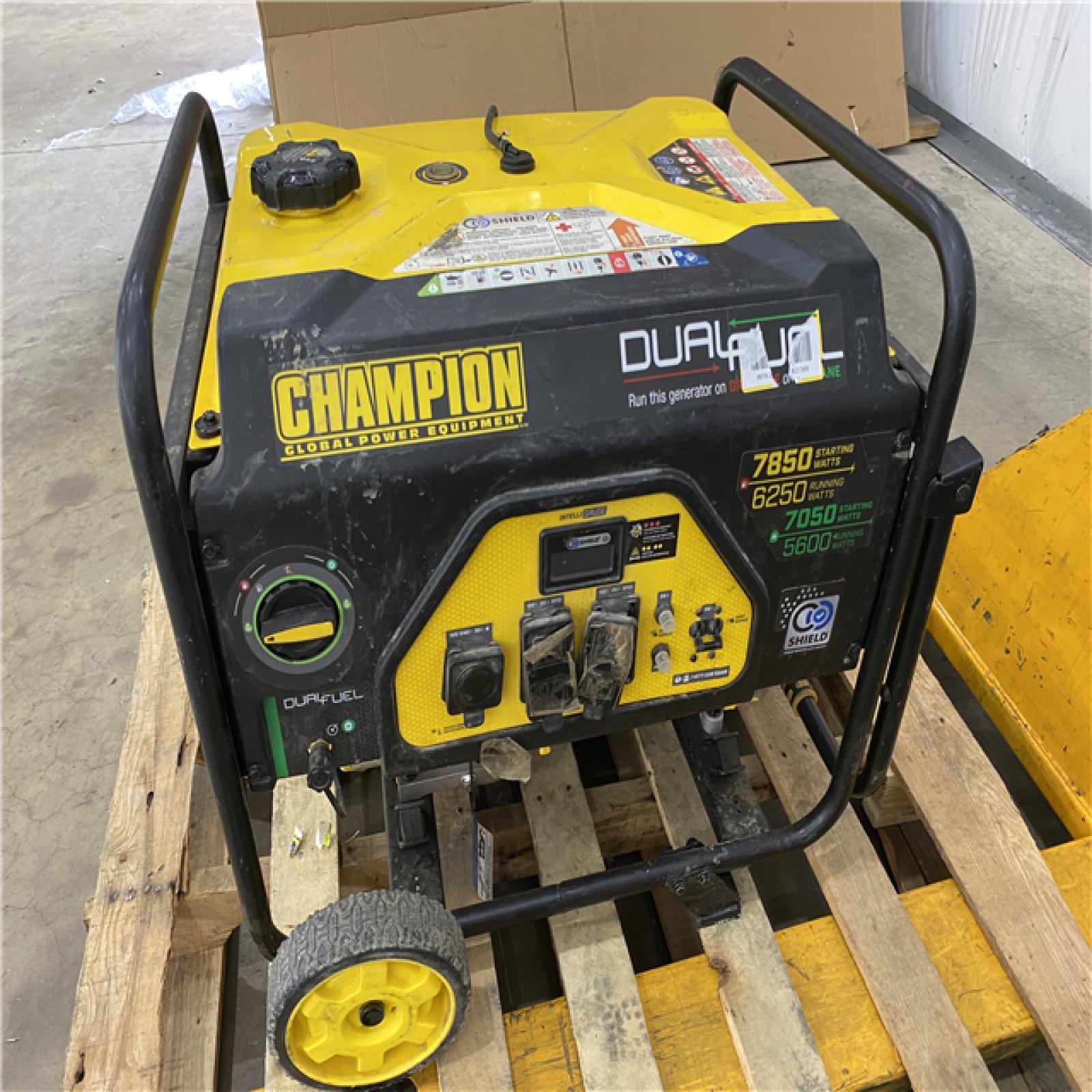 Houston Location - AS IS Champion 6250 Running Watts Generator