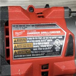 AS-IS Milwaukee FUEL 18V Lithium-Ion Brushless Cordless Hammer Drill and Impact Driver Combo Kit