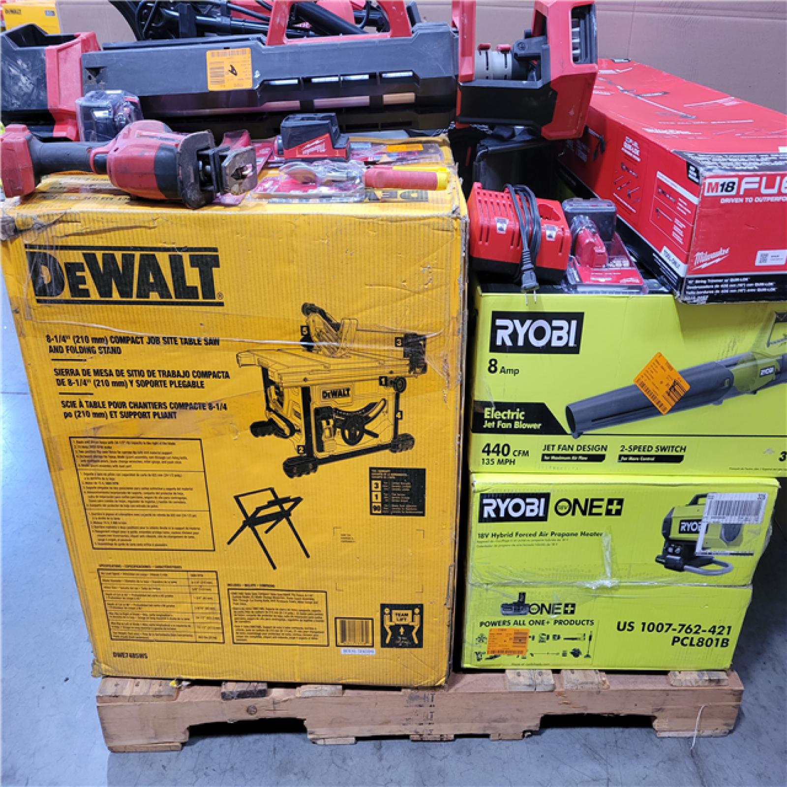 CALIFORNIA AS-IS TOOL PALLET