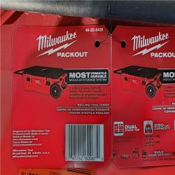 HOUSTON LOCATION - AS-IS Milwaukee PACKOUT Rolling Tool Chest