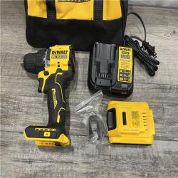 AS-IS DEWALT Atomic 20V Lithium-Ion Cordless Compact 1/2 in. Drill/Driver Kit