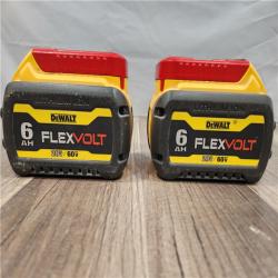 AS-IS - DEWALT FLEXVOLT 20V/60V MAX Lithium-Ion 6.0Ah Battery Pack (2 Pack)