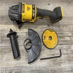 AS-IS DEWALT 60V MAX Cordless Brushless 4.5 in. to 6 in. Small Angle Grinder with Kickback Brake (Tool Only)