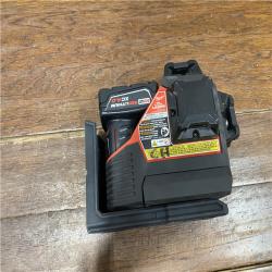 AS-IS Milwaukee-3632-21 M12 Green Beam Laser 360Â° 3-Plane Kit