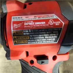HOUSTON LOCATION - AS-IS (4) Milwaukee M18 FUEL 18V Lithium-Ion Brushless Cordless 1/4 in. Hex Impact Driver (Tool-Only)