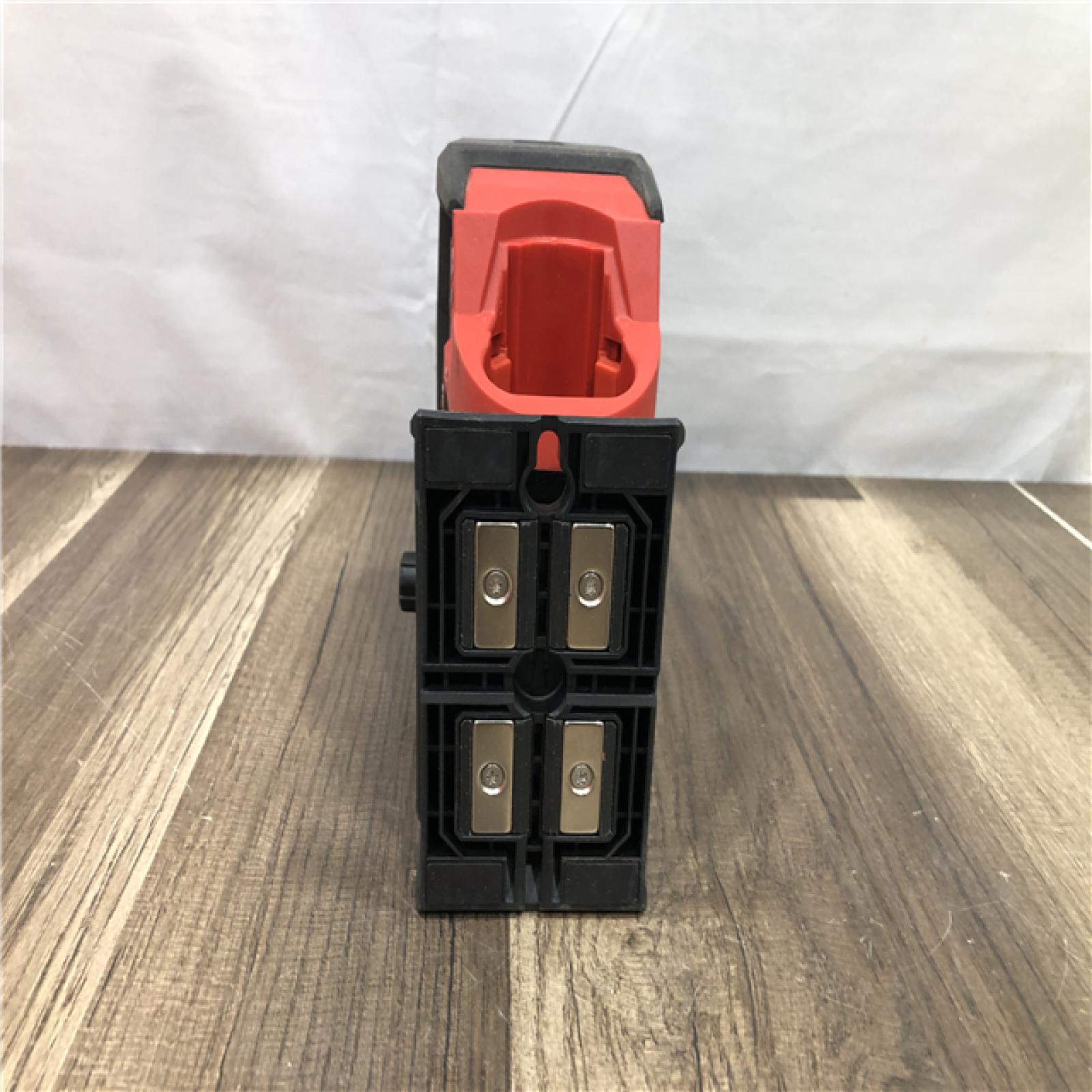 AS-IS Milwaukee 12-Volt Lithium-Ion Cordless Green 125 ft. Cross Line and Plumb Points Laser Level (Tool-Only)