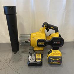 AS-IS - DEWALT FLEXVOLT 60V MAX 125 MPH 600 CFM Brushless Cordless Battery Powered Blower Kit