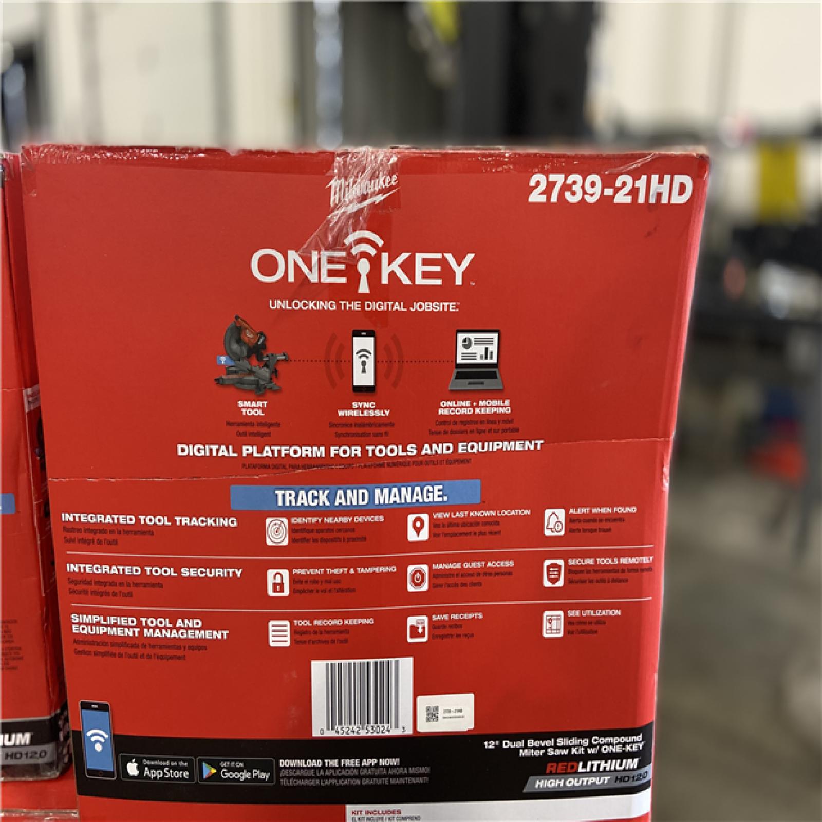DALLAS LOCATION - Milwaukee M18 FUEL 18V Lithium-Ion Brushless Cordless 12 in. Dual Bevel Sliding Compound Miter Saw Kit with One 12.0Ah Battery