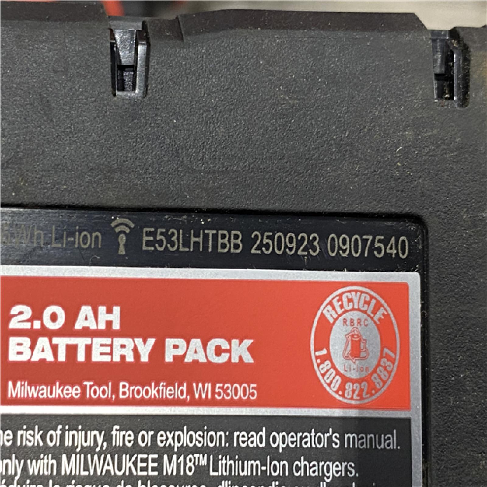 AS-IS Milwaukee 18-Volt Lithium-Ion Compact Brushless Cordless 1/4 in. Impact Driver Kit