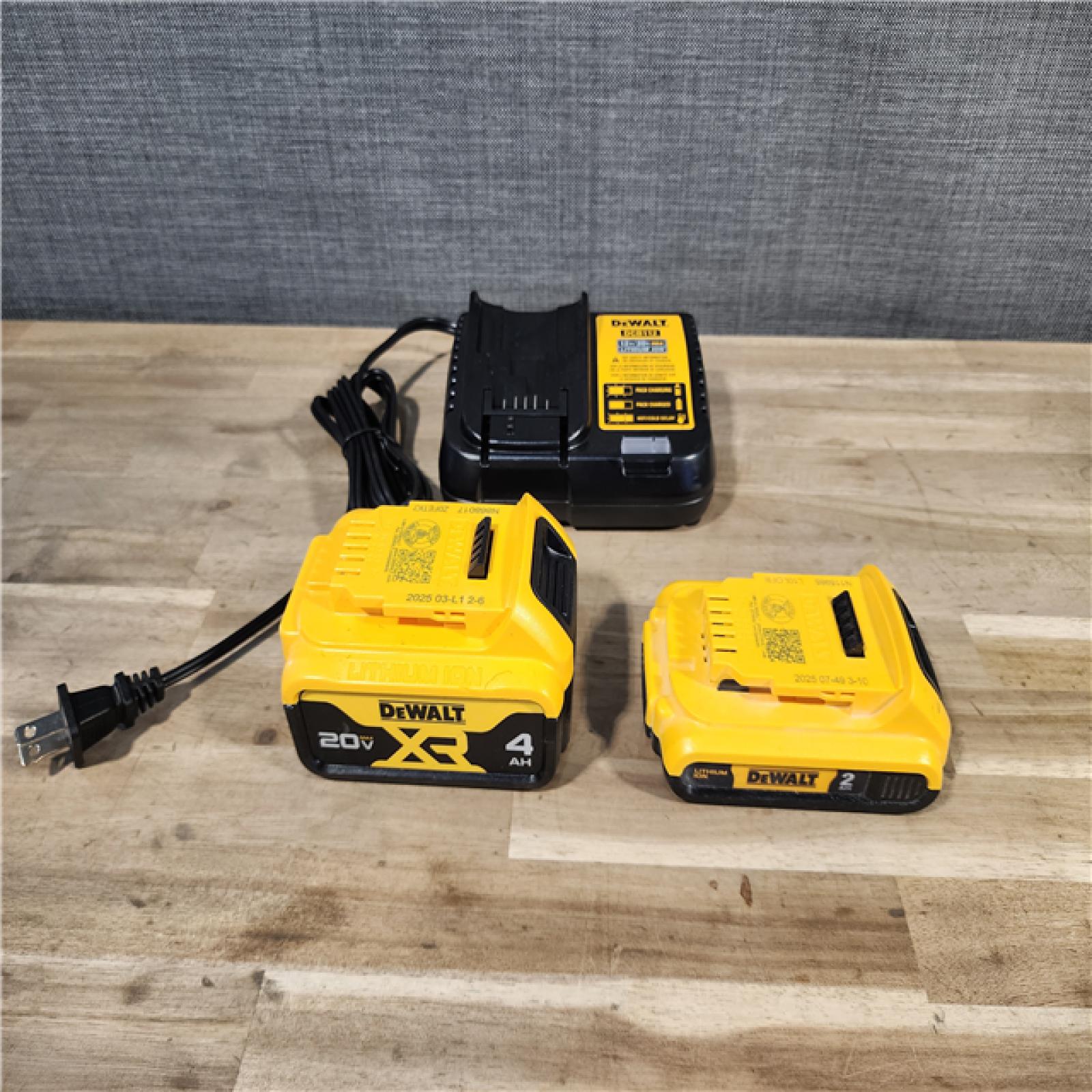 HOUSTON LOCATION - AS-IS DEWALT 4 TOOL COMBO KIT W/ (2) BATTERY & CHARGER