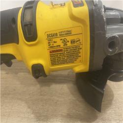 AS-IS DEWALT FLEXVOLT 60V MAX Cordless Brushless 4.5 in. to 6 in. Small Angle Grinder with Kickback Brake (Tool Only)