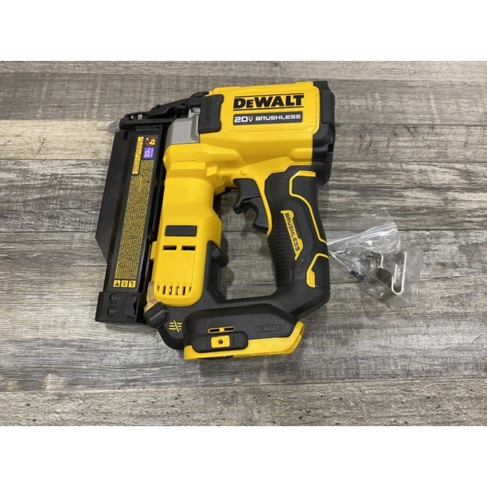 AS-IS DEWALT ATOMIC 20V MAX Lithium Ion Cordless 23 Gauge Pin Nailer (Tool Only)