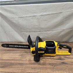 AS-IS DEWALT  FLEXVOLT 60V MAX 16in. Brushless Cordless Battery Powered Chainsaw Kit with (1) FLEXVOLT 2 Ah Battery & Charger