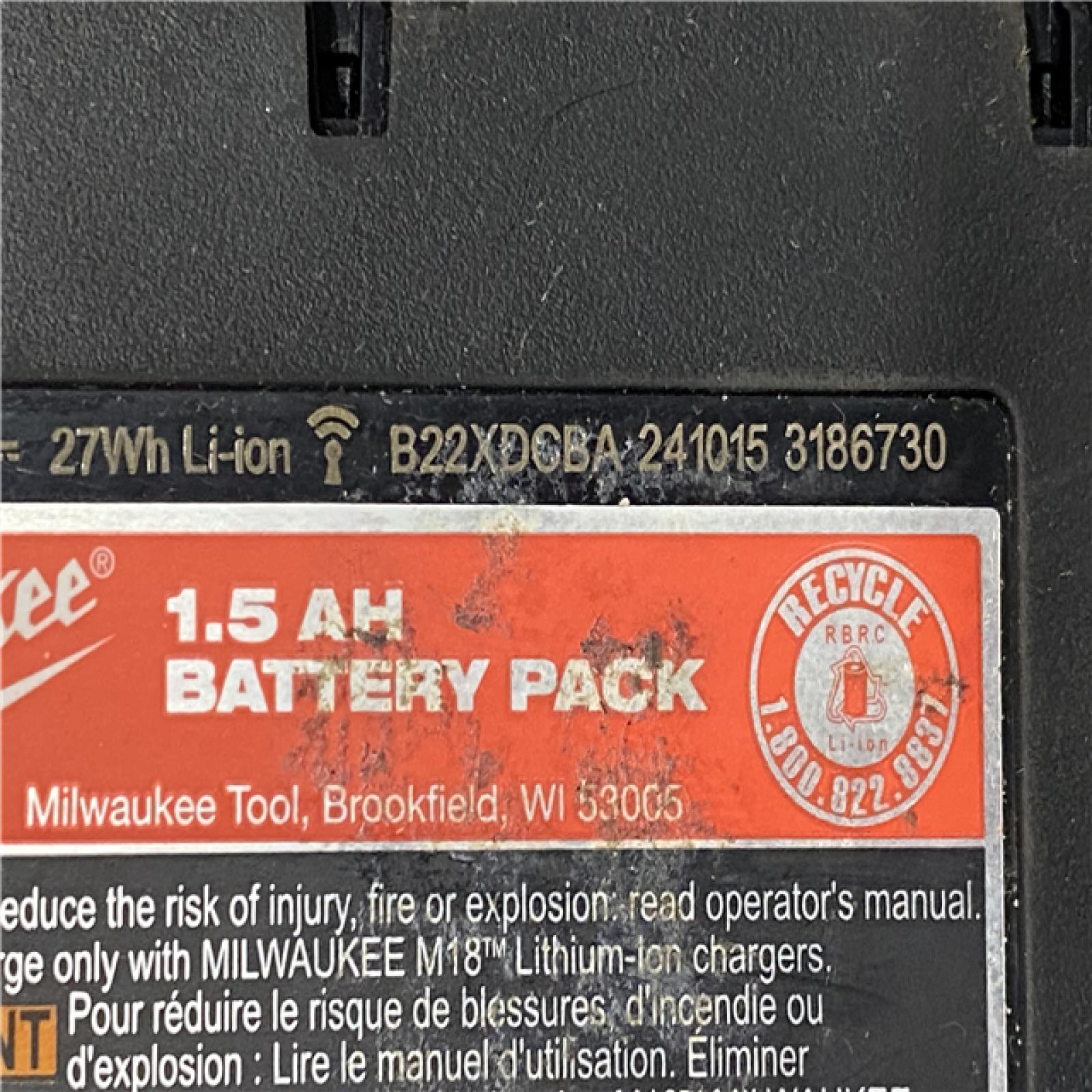 AS-IS Milwaukee 18V Cordless Brushed 2-Tool Drill/Driver and Impact Driver Kit