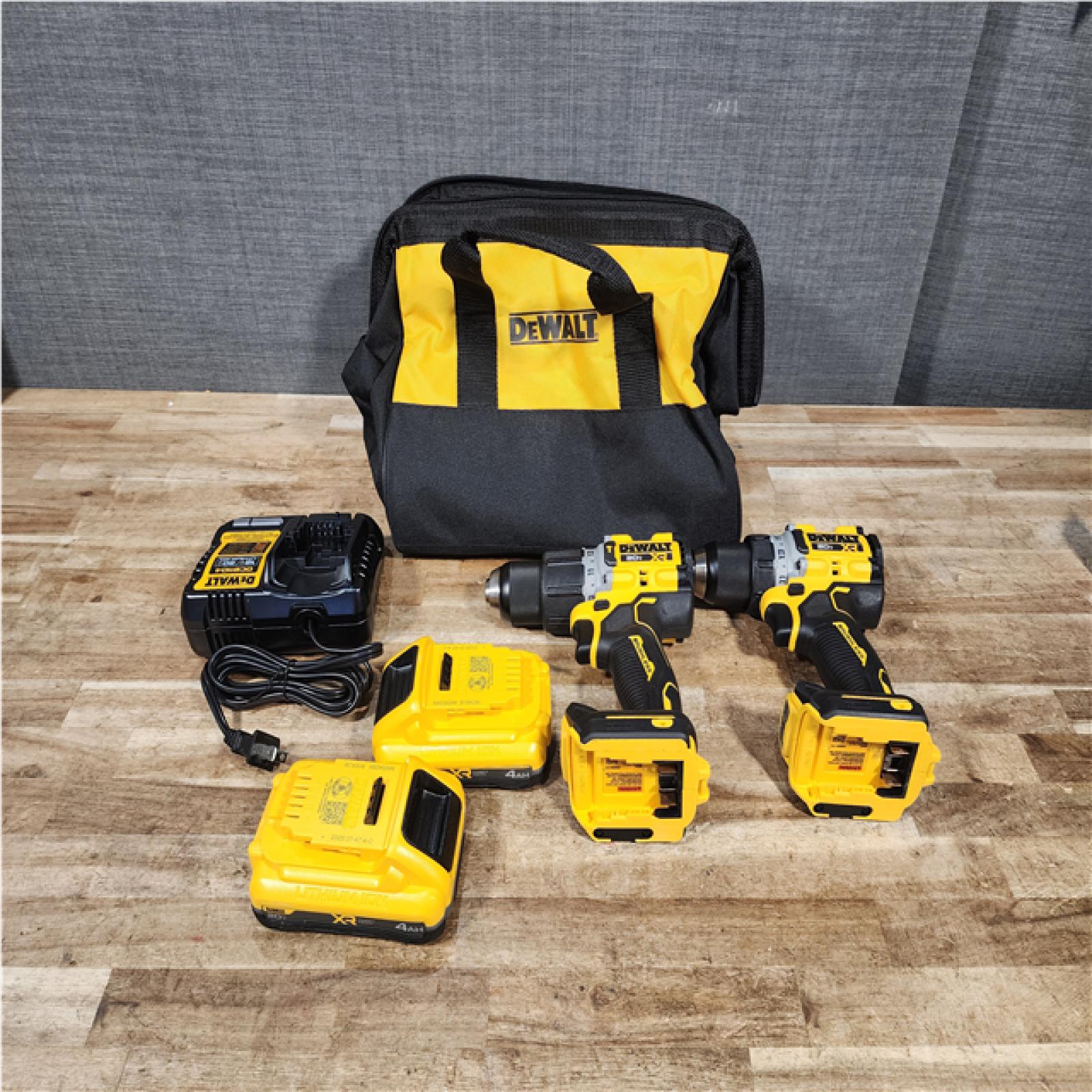 Houston Location AS-IS DeWalt Drills QTY/2 and Batteries QTY/2 and Charger