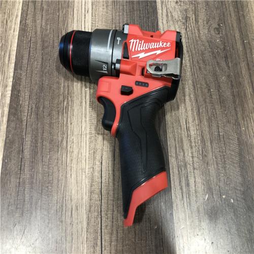 AS-IS Milwaukee FUEL 12V Lithium-Ion Brushless Cordless 1/2 in. Hammer Drill (Tool-Only)